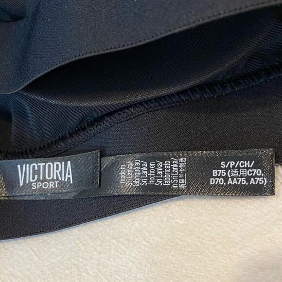 VICTORIA'S SECRET SPORT Bra Women's Sz S Black/hot Pink Subliminal Athletic - Picture 6 of 8